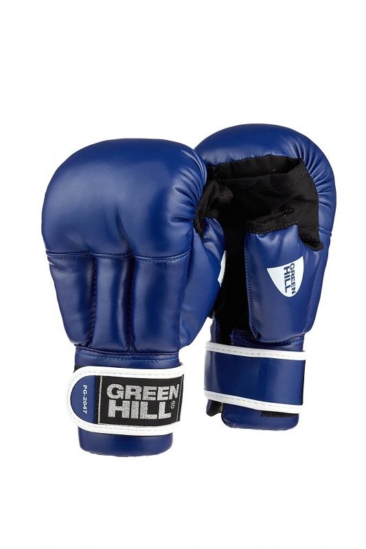 Перчатки для рукопашного боя Green HILL синие