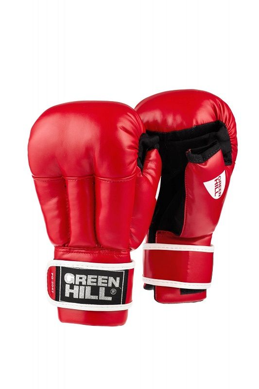 Перчатки для рукопашного боя Green HILL красные