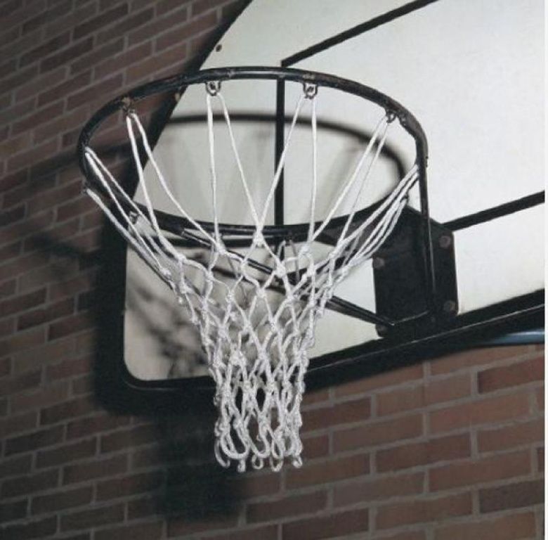 Сетка баскетбольная 4,5 мм белая