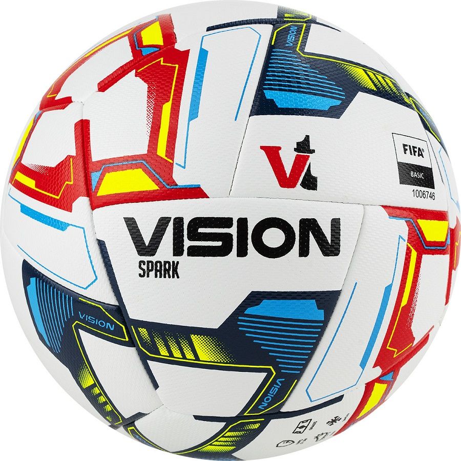 Мяч футбольный Vision Spark FIFA Basic р.5 ПУ гибрид