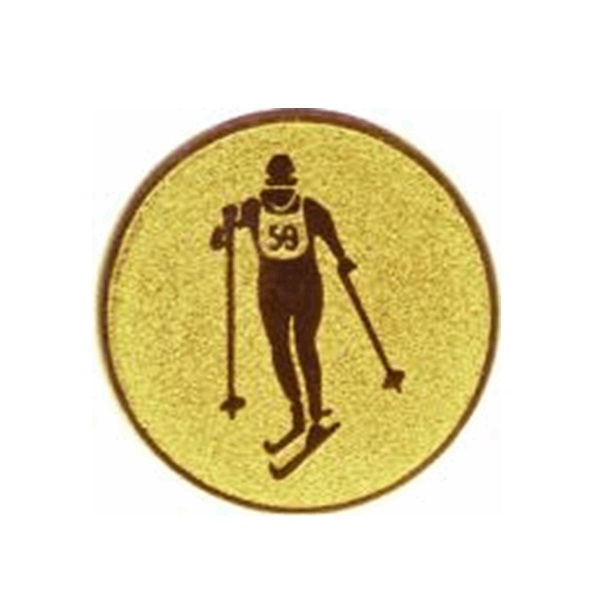Эмблема: Лыжи на самоклеющейся основе