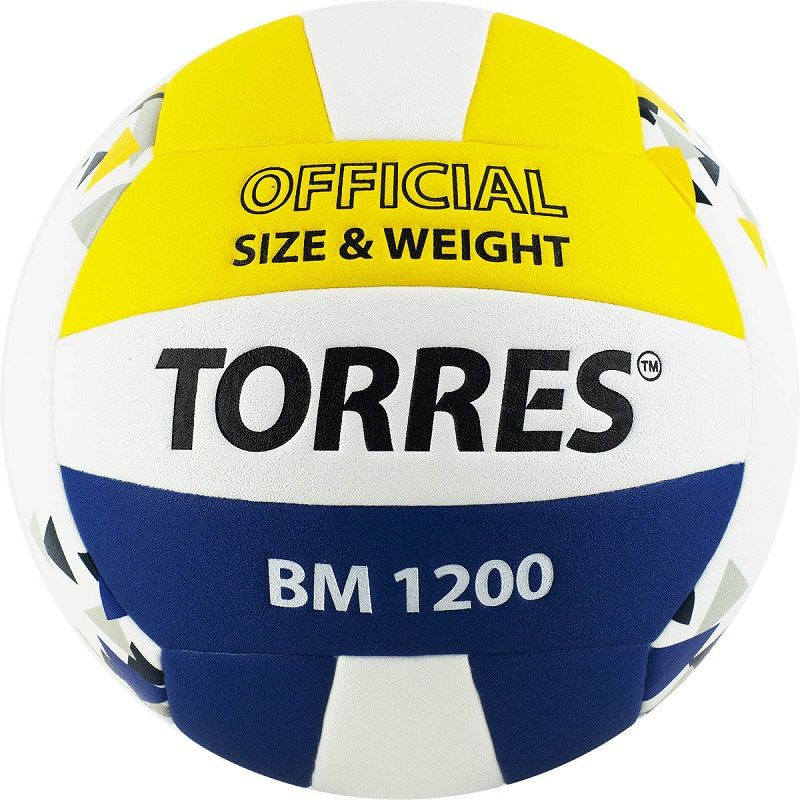 Мяч волейбольный TORRES BM1200 p.5 микрофибра клееный