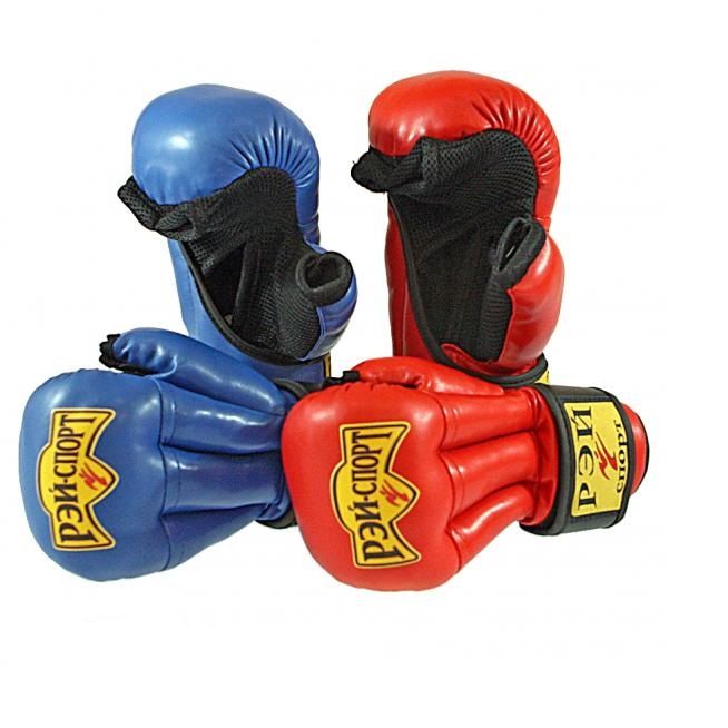 Перчатки для рукопашного боя РэйСпорт FIGHT-2 р.M красные