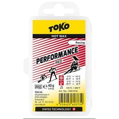 Мазь скольжения TOKO Racing Performance red 40гр -2/-12C парафин