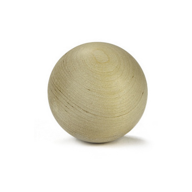 Мяч TSP тренировочный деревянный 45мм береза
