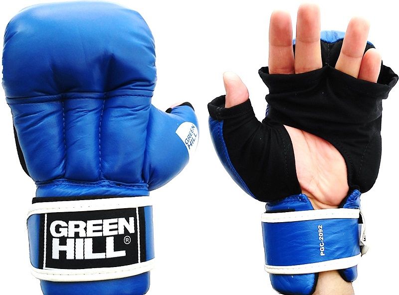 Перчатки для рукопашного боя Green Hill Zean Combat синие