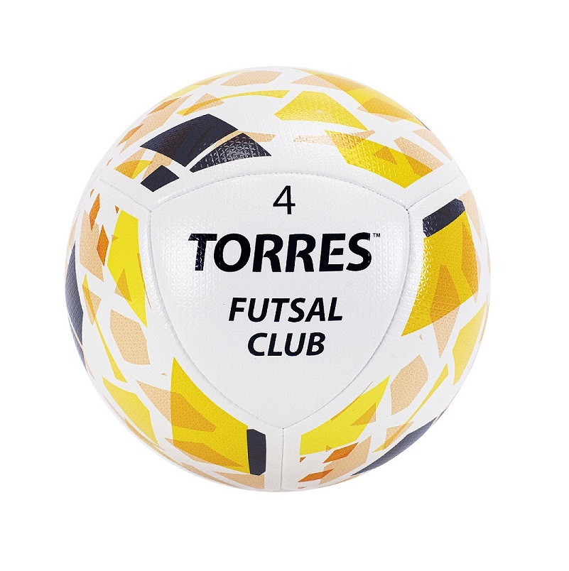 Мяч футбольный TORRES Futsal Club р.4 PU ручная сшивка